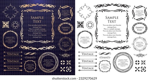 
Diseño de cuadros de lujo, materiales de diseño antiguos