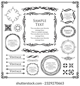 
Luxus-Design-Set, antikes Design-Material