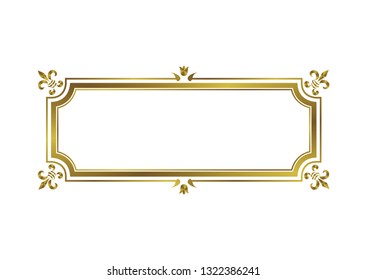 Luxury Frame design vector. frame for logo