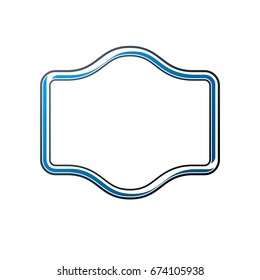Luxury frame with empty copy-space, vector illustration.