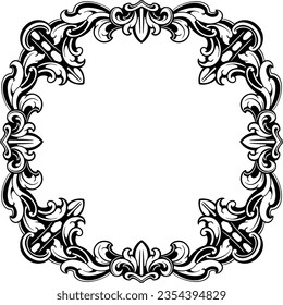Luxury Frame Ornament Wedding Decoration