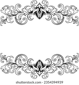 Luxury Frame Ornament Wedding Decoration