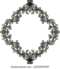Luxury Frame Ornament Wedding Decoration