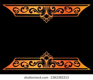 Luxury Frame Ornament Wedding Decoration