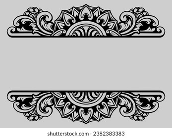 Luxury Frame Ornament Wedding Decoration