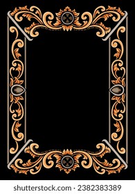 Luxury Frame Ornament Wedding Decoration