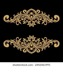 Luxury frame Ornament wedding decoration