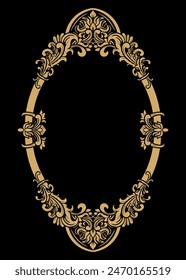 Luxury frame Ornament wedding decoration