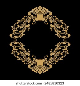 Luxury frame Ornament wedding decoration