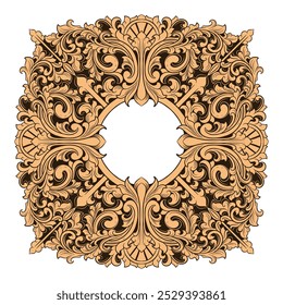 Luxury frame Ornament wedding decoration