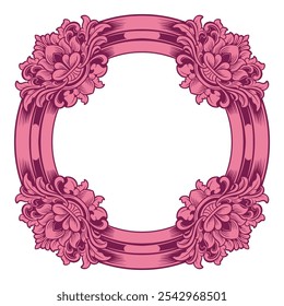 Luxury frame Ornament wedding decoration