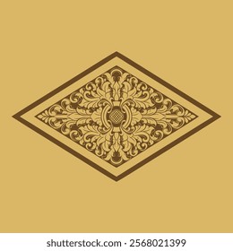Luxury frame Ornament wedding decoration