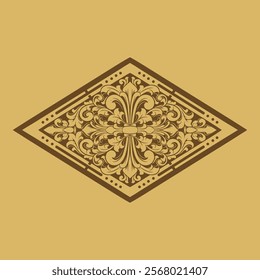 Luxury frame Ornament wedding decoration