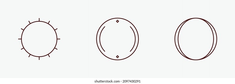 plantilla de logotipo de símbolo de marco de lujo. Diseño de cuadro. Marco vintage. Marco retro.