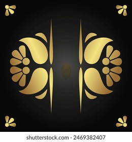 luxury frame with vintage traditional Seamless Pattern