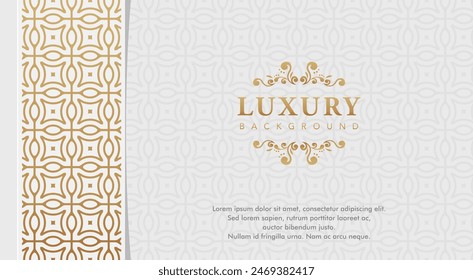 luxury frame with vintage traditional Seamless Pattern