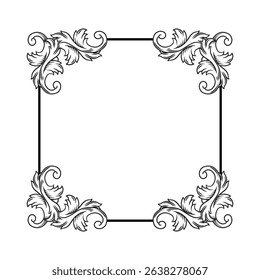 Luxury frame vintage vector design