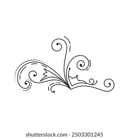 Luxury frames, borders and corners with ornate swirls
