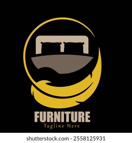 Luxury Furniture Logo Design template