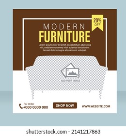 Luxury Furniture  Store flyer Template