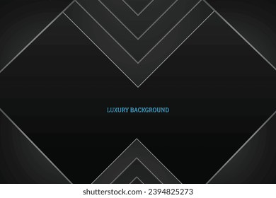  Luxury futuristic geometric shapes vector background with neon lines effect.