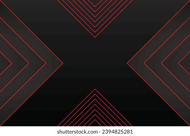  Luxury futuristic geometric shapes vector background with neon lines effect.