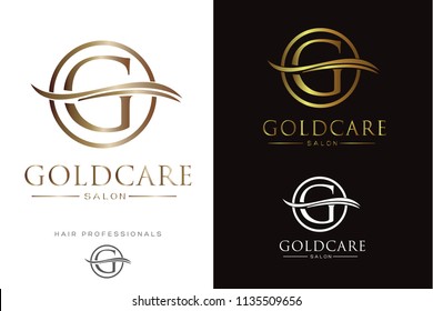 Luxury G Letter in circle Logo/Icon