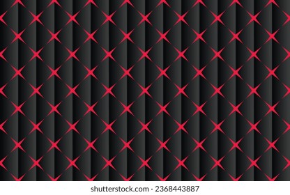 Luxury geometric abstract black background texture with neon light. Premium polygonal background