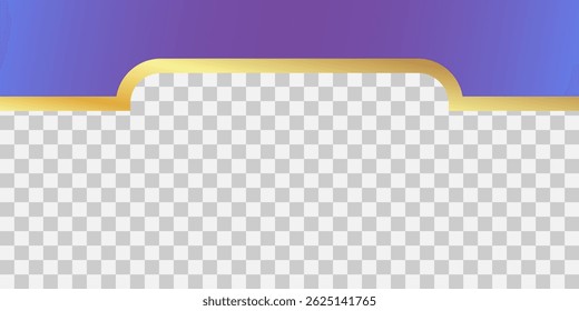 Luxury Geometric Divider Header Footer Design for Business, Website, Banner, Flyer, Etc. High Quality Vector Border Design