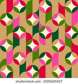 Luxury geometric elements pattern for christmas and new year holidays background. 