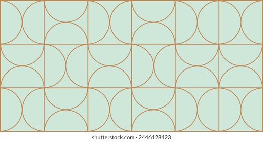 Luxury geometric gold line art and art deco background vector. Abstract geometric banner and elegant art nouveau with delicate. Illustration design for invitation, web banner, vip, decoration. 