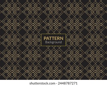 luxury geometric golden square pattern background design