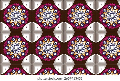 Luxus geometrische islamische Muster Hintergrund.Elegante Zierfliesen nahtlose Muster