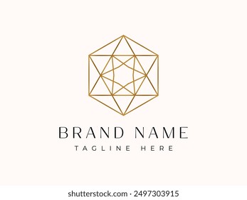 Luxury Geometric logo - Design a hexagonal Arabic Islamic ornament logo