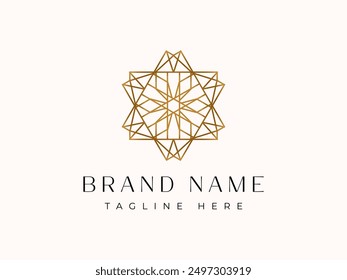 Luxury Geometric logo - Design a hexagonal Arabic Islamic ornament logo