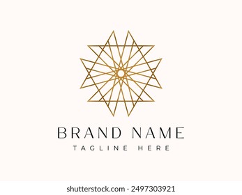 Luxury Geometric logo - Design a hexagonal Arabic Islamic ornament logo