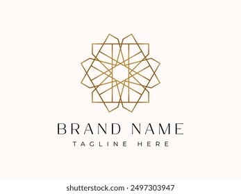 Luxury Geometric logo - Design a hexagonal Arabic Islamic ornament logo