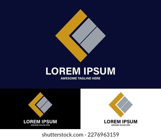 Luxuriöses geometrisches Logo. Premium-Logo.