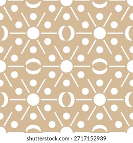 Luxury geometric monogram pattern in black and white, featuring abstract circles and lines in a seamless repeat. Modern, bold, and elegant design inspired by high fashion aesthetics.