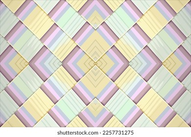 Luxury geometric oblique stripes pattern bright pastel background. Abstract graphic line modern elegant minimal retro style. Design for texture textile print art background wallpaper tile backdrop.