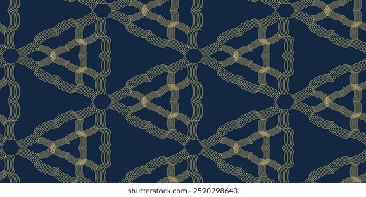 Luxury geometric seamless pattern. Abstract background, Decorative wallpaper. . Vector illustration