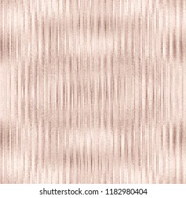 Luxury geometric seamless pattern with shine rose gold and golden vertical stripes.