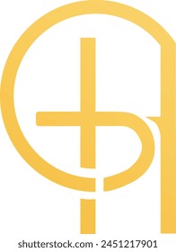 Luxury GH letters logo design. GH logo best company identity logo