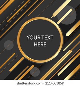 Luxury gift card design for social media contents, gift card, etc