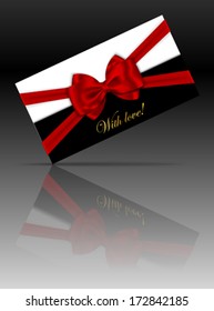 Luxury gift card. Vector illustration
