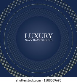 Luxury Glow Navy Background Design