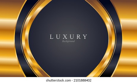 Luxury gold abstract background gradient color presentation 