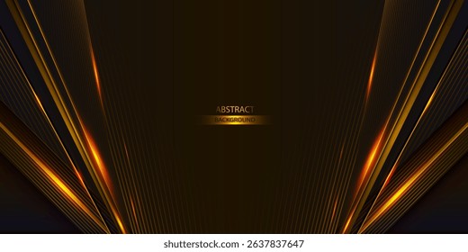 Luxury gold abstract background with light golden lines. Elegant golden Abstract Background Vector Illustration.