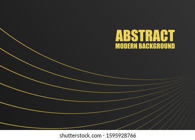 Luxury Gold Abstract Line Wave Background