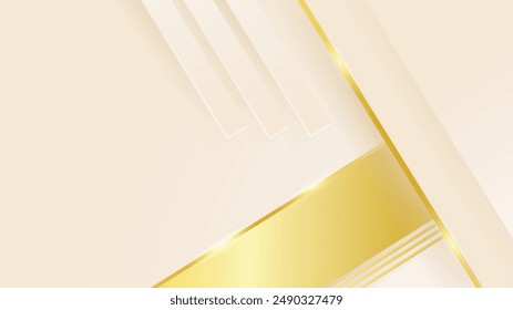 Luxury gold background with beige and white gradient color
